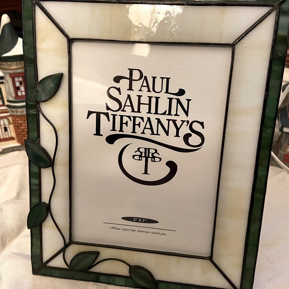 Brand New Tiffany Stained Glass Picture Frame